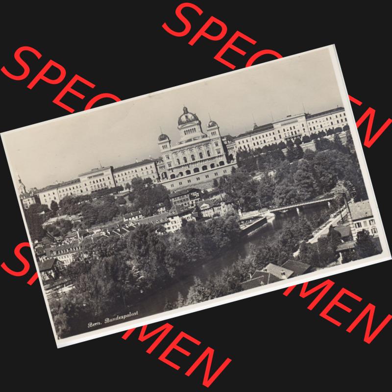 Ansichtskarte Schweiz, Karton Bern, Verwaltungskreis Bern-Mittelland, Stadt Bern, vor 1945 In s/w Schwarzweiß Bern, Bundespalast, Palais (1) Sammlung