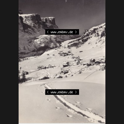 Ansichtskarte Italien s/w 1966, Dolomiten Colfosco Val Budia Dolomitt (1) Sammlung