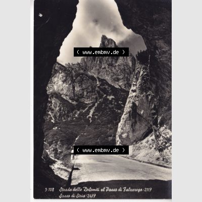 Ansichtskarte Italien s/w 1969, 1964, Dolomiten, Dolomitenstrasse (1) Sammlung
