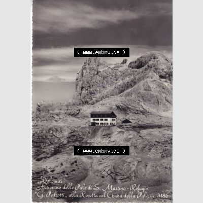 Ansichtskarte Italien s/w 1964, Dolomiten S. Martino Rifugio (1) Sammlung