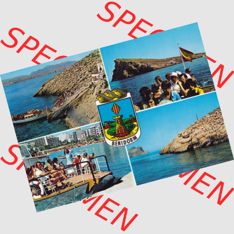 Ansichtskarte Spanien Allgemeine Übersicht in Farbe/Color: Benidrom Mehrbildkarte. Ansichtskarte aus Spanien allgemein in Farbe, im online Katalog für private Ansichtskarten-Sammler,... Sammlung