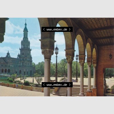 Ansichtskarte Spanien Sevilla, in Farbe / Color Platz in Spanien Sevilla I.. Ansichtskarte aus Spanien Sevilla in Farbe, im online Katalog für private Ansichtskarten-Sammler,... Sammlung