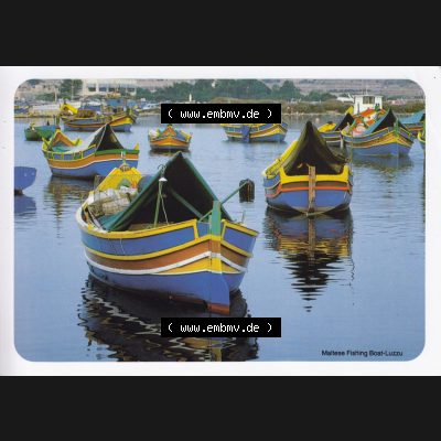 Ansichtskarte Malta in Farbe/Color, Fischerboote auf Malta. Ansichtskarte aus Malta in Farbe, im online Katalog für private Ansichtskarten-Sammler, Verwalte, Katalogisiere... Sammlung