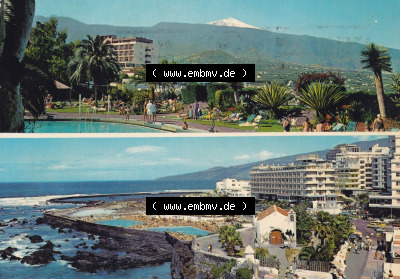 Ansichtskarte Spanien Allgemeine Übersicht in Farbe/Color: Puetro de la Cruz. Ansichtskarte aus Spanien allgemein in Farbe, im... Sammlung