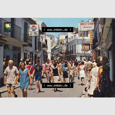Ansichtskarte Spanien Allgemeine Übersicht in Farbe/Color: Straße in Spanien. Ansichtskarte aus Spanien allgemein in Farbe, im online Katalog für private Ansichtskarten-Sammler,... Sammlung