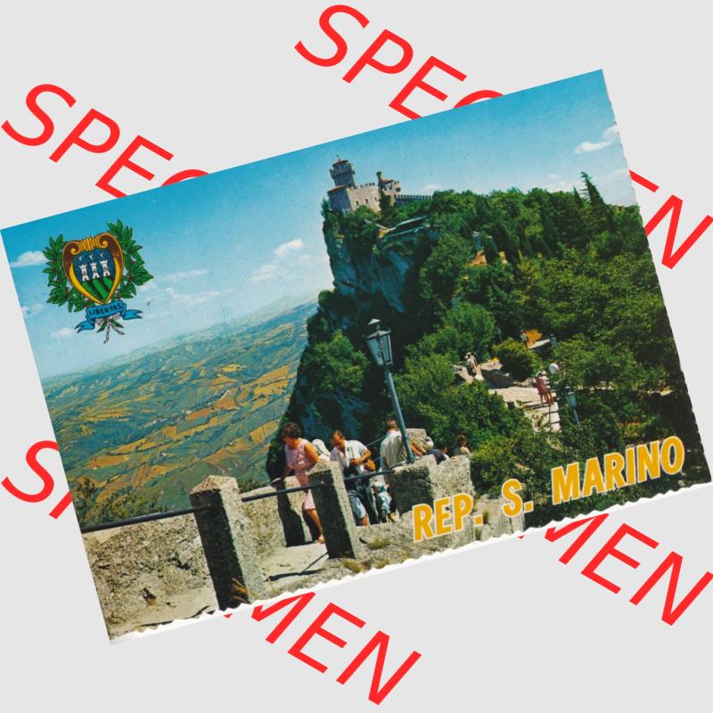 Ansichtskarte San Marino Zweiter Turm von San Marino I.. Ansichtskarte / Postkarte aus San Marino allgemein in Farbe, im online Katalog für private Ansichtskarten-Sammler,... Sammlung
