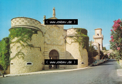 Ansichtskarte Spanien Allgemeine Übersicht in Farbe/Color: Pueblo Espanol. Ansichtskarte aus Spanien allgemein in Farbe, im online... Sammlung