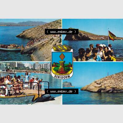 Ansichtskarte Spanien Allgemeine Übersicht in Farbe/Color: Benidrom Mehrbildkarte. Ansichtskarte aus Spanien allgemein in Farbe, im online Katalog für private Ansichtskarten-Sammler,... Sammlung