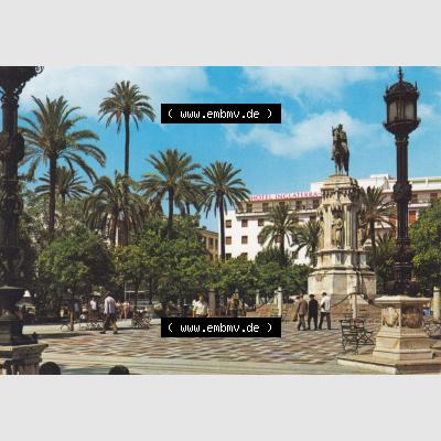 Ansichtskarte Spanien Sevilla, in Farbe / Color Plaza Nueva Sevilla. Ansichtskarte aus Spanien Sevilla in Farbe, im online Katalog für private Ansichtskarten-Sammler,... Sammlung