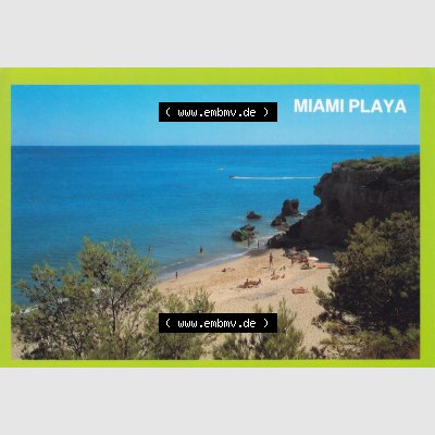 Ansichtskarte Spanien Allgemeine Übersicht in Farbe/Color: Miami Playa. Ansichtskarte aus Spanien allgemein in Farbe, im online Katalog für private Ansichtskarten-Sammler,... Sammlung