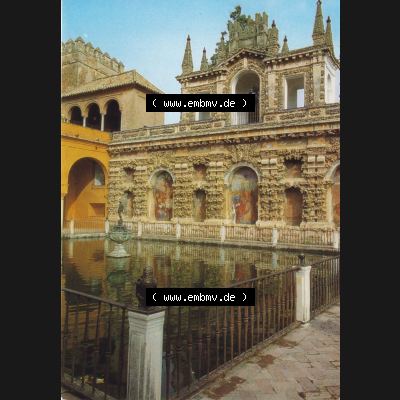 Ansichtskarte Spanien Sevilla, El Alcázar von Sevilla. Ansichtskarte aus Spanien Sevilla in Farbe, im online Katalog für private Ansichtskarten-Sammler, Verwalte,... Sammlung