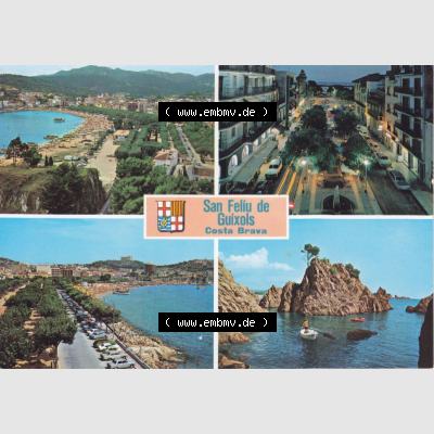 Ansichtskarte Spanien Costa Brava, Farbe/Color Sant Feliu de Guixols Costa Brava. Ansichtskarte aus Spanien Costa Brava in Farbe, im online Katalog für private Ansichtskarten-Sammler,... Sammlung