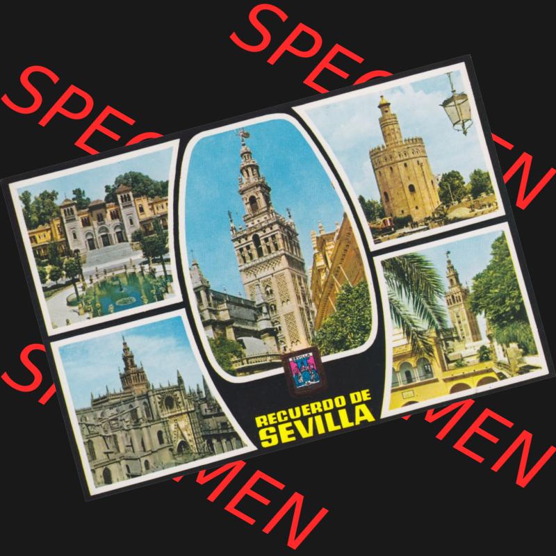 Ansichtskarte Spanien Sevilla, in Farbe / Color Recuerdos de Sevilla. Ansichtskarte aus Spanien Sevilla in Farbe, im online Katalog für private Ansichtskarten-Sammler,... Sammlung