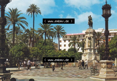 Ansichtskarte Spanien Sevilla, in Farbe / Color Plaza Nueva Sevilla. Ansichtskarte aus Spanien Sevilla in Farbe, im online Katalog... Sammlung