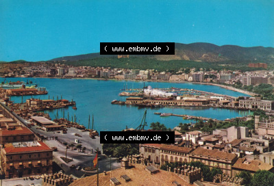 Ansichtskarte Spanien Mallorca Farbe/Color, Palma Mallorca Hafen Gesamtansicht. Ansichtskarte aus Spanien Mallorca in Farbe, im... Sammlung
