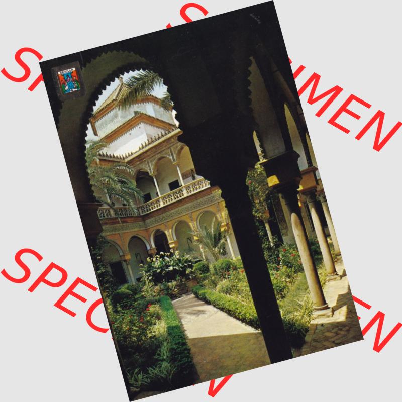 Ansichtskarte Spanien Sevilla, in Farbe / Color Gebäude in Sevilla Innenansicht. Ansichtskarte aus Spanien Sevilla in Farbe, im online Katalog für private Ansichtskarten-Sammler,... Sammlung