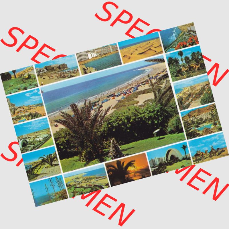 Ansichtskarte Spanien Allgemeine Übersicht in Farbe/Color: Gran Canaria. Ansichtskarte aus Spanien allgemein in Farbe, im online Katalog für private Ansichtskarten-Sammler,... Sammlung