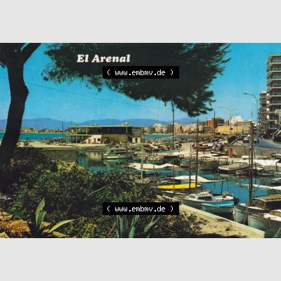 Ansichtskarte Spanien Mallorca Farbe/Color, El Arenal. Ansichtskarte aus Spanien Mallorca in Farbe, im online Katalog für private Ansichtskarten-Sammler, Verwalte,... Sammlung