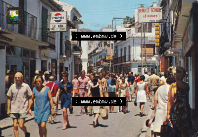 Ansichtskarte Spanien Allgemeine Übersicht in Farbe/Color: Straße in Spanien. Ansichtskarte aus Spanien allgemein in Farbe,... Sammlung