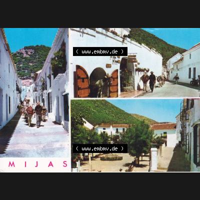 Ansichtskarte Spanien Allgemeine Übersicht in Farbe/Color: Mijas. Ansichtskarte aus Spanien allgemein in Farbe, im online Katalog für private Ansichtskarten-Sammler,... Sammlung