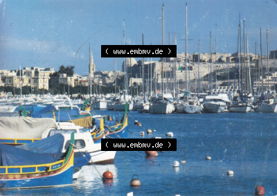 Ansichtskarte Malta in Farbe/Color, Malta - Hafen. Ansichtskarte aus Malta in Farbe, im online Katalog für private Ansichtskarten-Sammler,... Sammlung