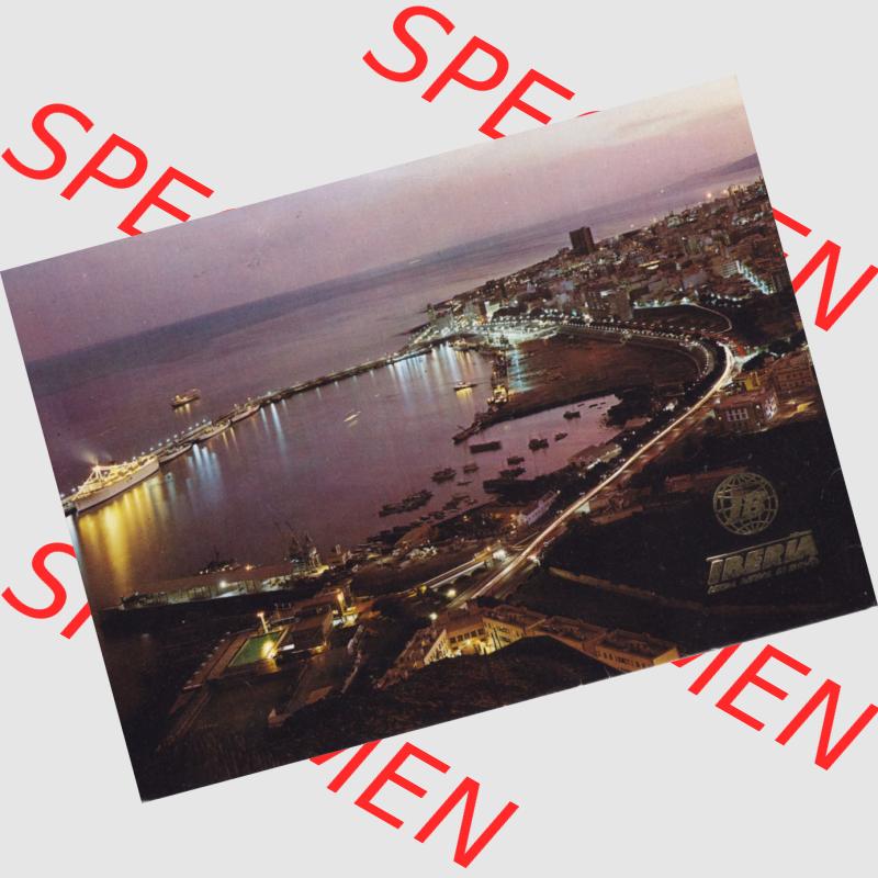 Ansichtskarte Spanien Allgemeine Übersicht in Farbe/Color: Spanien bei Nacht. Ansichtskarte aus Spanien allgemein in Farbe, im online Katalog für private Ansichtskarten-Sammler,... Sammlung