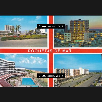 Ansichtskarte Spanien Allgemeine Übersicht in Farbe/Color: Roquetas de Mar. Ansichtskarte aus Spanien allgemein in Farbe, im online Katalog für private Ansichtskarten-Sammler,... Sammlung