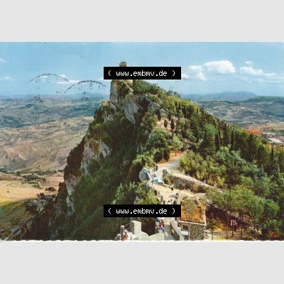 Ansichtskarte San Marino Zweiter Turm von San Marino III.. Ansichtskarte / Postkarte aus San Marino allgemein in Farbe, im online Katalog für private Ansichtskarten-Sammler,... Sammlung