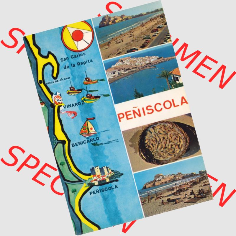 Ansichtskarte Spanien Allgemeine Übersicht in Farbe/Color: Peniscola. Ansichtskarte aus Spanien allgemein in Farbe, im online Katalog für private Ansichtskarten-Sammler,... Sammlung