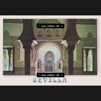 Ansichtskarte Spanien Sevilla, in Farbe / Color Alcázar von Sevilla ist der mittelalterliche Königspalast I.. Ansichtskarte aus Spanien Sevilla in Farbe, im online... Sammlung
