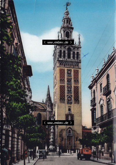 Ansichtskarte Spanien Sevilla, in Farbe / Color Tour La Giralda Sevilla. Ansichtskarte aus Spanien Sevilla in Farbe, im online... Sammlung