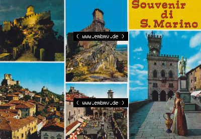 Ansichtskarte / Postkarte aus San Marino allgemein in Farbe Sammlung