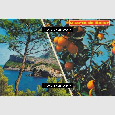 Ansichtskarte Spanien Allgemeine Übersicht in Farbe/Color: Puerto de Soller. Ansichtskarte aus Spanien allgemein in Farbe, im online Katalog für private Ansichtskarten-Sammler,... Sammlung