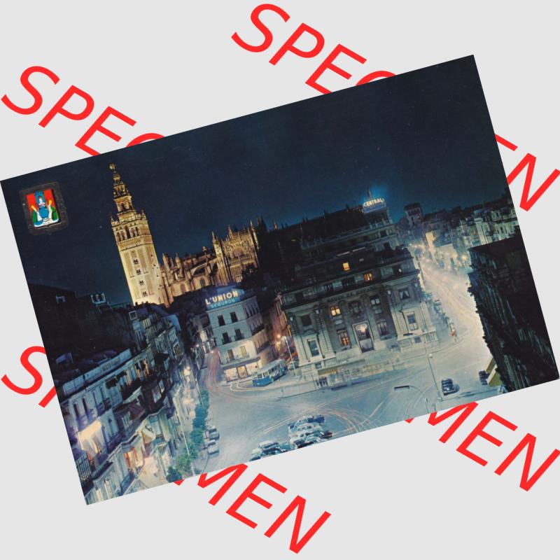 Ansichtskarte Spanien Sevilla, in Farbe / Color Plaza de San Francisco. Ansichtskarte aus Spanien Sevilla in Farbe, im online Katalog für private Ansichtskarten-Sammler,... Sammlung
