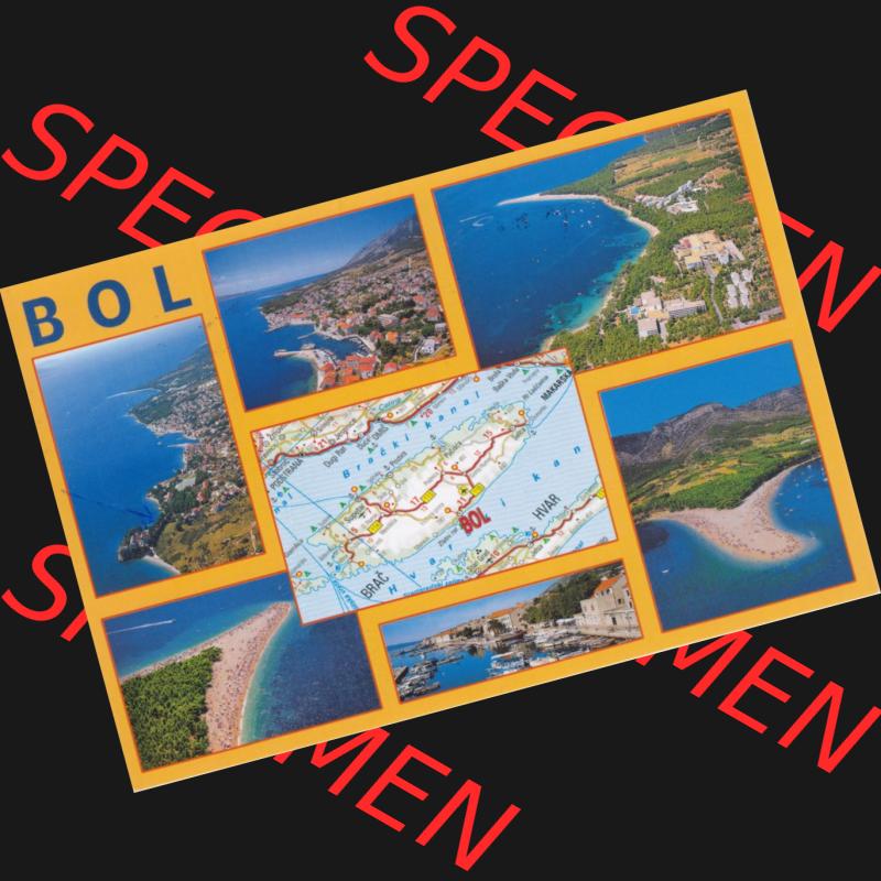 Ansichtskarte Kroatien Bol in Kroatien, Mehrbildkarte. Ansichtskarte aus Kroatien in Farbe, im online Katalog für private Ansichtskarten-Sammler, Verwalte, Katalogisiere... Sammlung