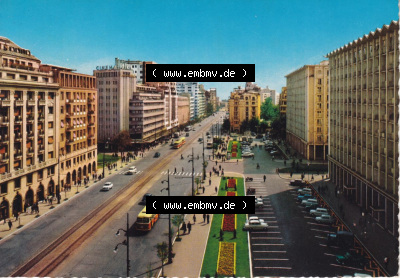 Ansichtskarte Rumänien Bukarest - Boulevard Magheru. Ansichtskarte aus Rumänien Hauptstadt Bukarest in Farbe, im online Katalog... Sammlung