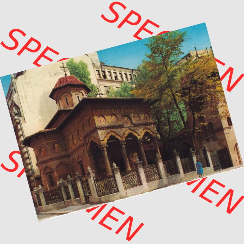 Ansichtskarte Rumänien Bukarest, Die Stavropoleoskirche. Ansichtskarte aus Rumänien Hauptstadt Bukarest in Farbe, im online Katalog für private Ansichtskarten-Sammler,... Sammlung