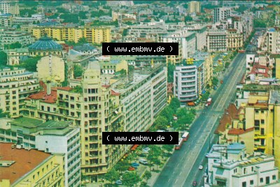 Ansichtskarte Rumänien Bukarest, Magheru. Ansichtskarte aus Rumänien Hauptstadt Bukarest in Farbe, im online Katalog für private... Sammlung