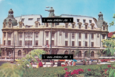 Ansichtskarte Rumänien Bukarest, Universität. Ansichtskarte aus Rumänien Hauptstadt Bukarest in Farbe, im online Katalog für... Sammlung