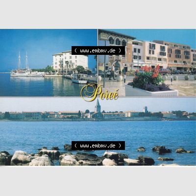 Ansichtskarte Kroatien Porec Mehrbildkarte. Ansichtskarte aus Kroatien in Farbe, im online Katalog für private Ansichtskarten-Sammler, Verwalte, Katalogisiere und Kategorisieren... Sammlung