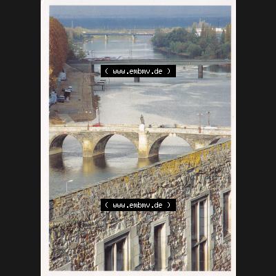Frankreich Ansichtskarte Farbe Chateau dAngers Maine-et-Loire, Der Comtel-Palast und Maine (1) Sammlung