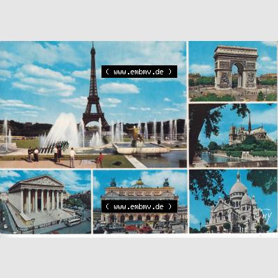 Frankreich Ansichtskarte Farbe Paris et ses Merveilles (1) Sammlung
