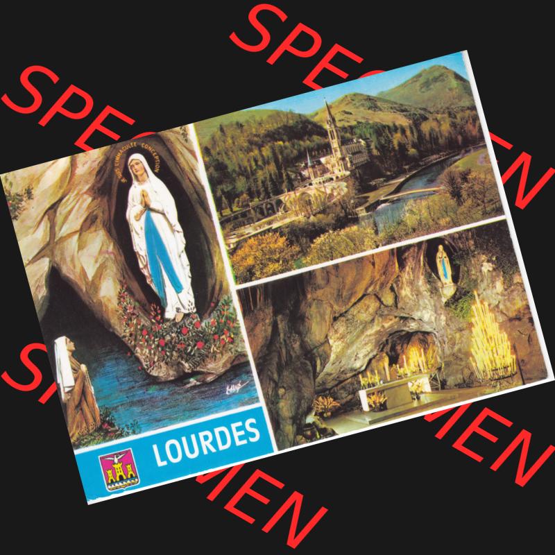 Frankreich Ansichtskarte Farbe 411 Lourdes LApparition La Basilique La Grotte (1) Sammlung