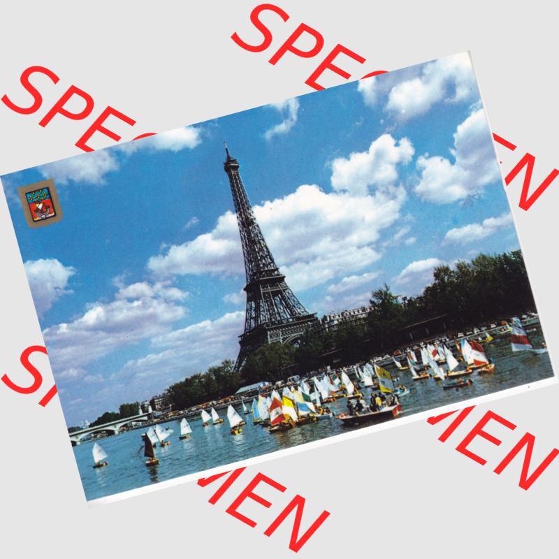 Frankreich Ansichtskarte Farbe Paris Eiffelturm (1) Sammlung