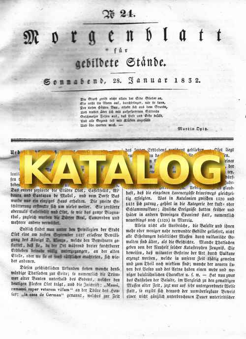 204 Bilder Morgenblatt für gebildete Stände 1832, Januar Seite 36 Bild