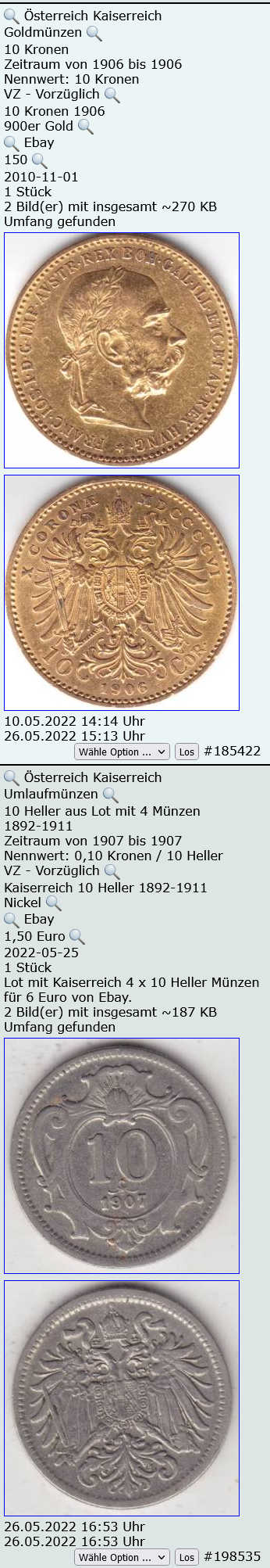 Münzverwaltung