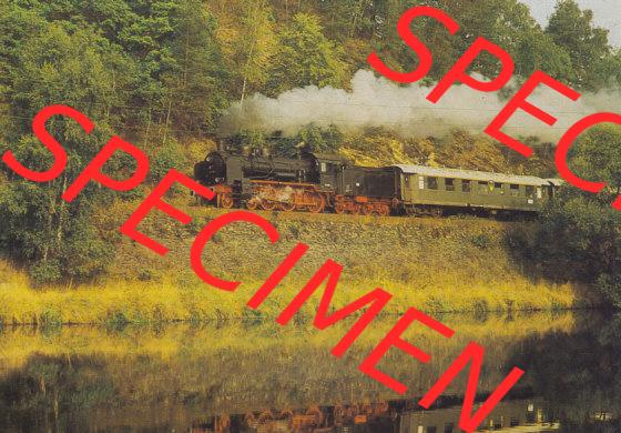 DDR Dampflokomotive aus Deutschland Museumslokomotive 38-1182 am Gewässer (1) Sammlung