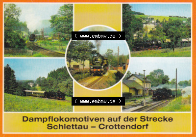 DDR Dampflokomotive aus Deutschland auf Strecke Schlettau - Crottendorf (1) Sammlung