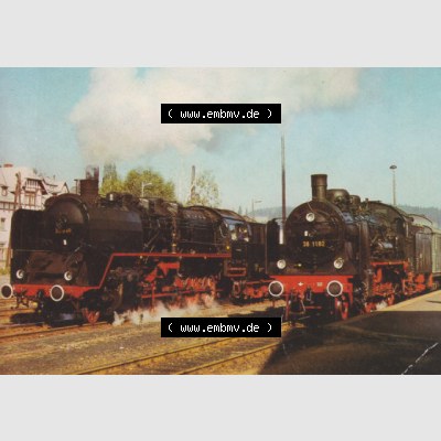 DDR Dampflokomotive aus Deutschland Traditionslokomotive 50 849 und 38 1182 (1) Sammlung