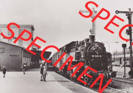 DDR Dampflokomotive aus Deutschland 1976, Baureihe 86, in Aue (1) Sammlung